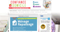 Desktop Screenshot of confianceadomicile.com